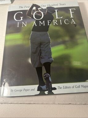 Nokia Golf In America Hardcover with Green and Black Cover Art